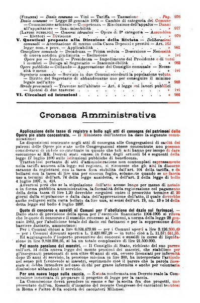 Rivista amministrativa del Regno giornale ufficiale delle amministrazioni centrali, e provinciali, dei comuni e degli istituti di beneficenza