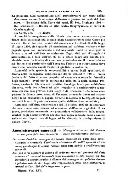 Rivista amministrativa del Regno giornale ufficiale delle amministrazioni centrali, e provinciali, dei comuni e degli istituti di beneficenza