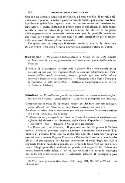 Rivista amministrativa del Regno giornale ufficiale delle amministrazioni centrali, e provinciali, dei comuni e degli istituti di beneficenza