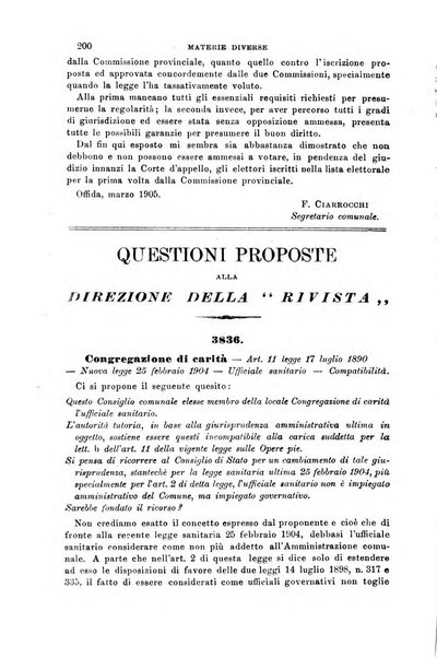 Rivista amministrativa del Regno giornale ufficiale delle amministrazioni centrali, e provinciali, dei comuni e degli istituti di beneficenza