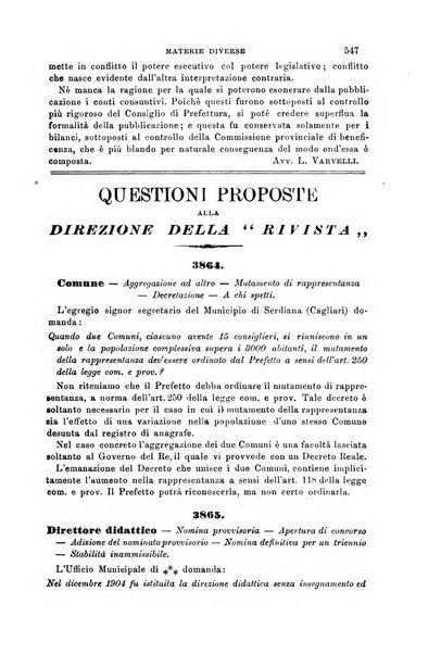 Rivista amministrativa del Regno giornale ufficiale delle amministrazioni centrali, e provinciali, dei comuni e degli istituti di beneficenza