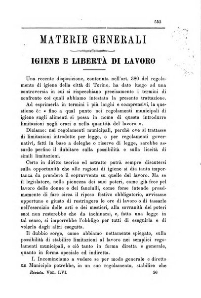 Rivista amministrativa del Regno giornale ufficiale delle amministrazioni centrali, e provinciali, dei comuni e degli istituti di beneficenza