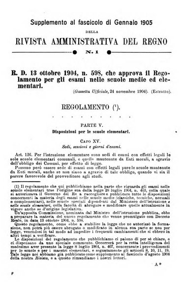 Rivista amministrativa del Regno giornale ufficiale delle amministrazioni centrali, e provinciali, dei comuni e degli istituti di beneficenza