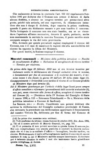 Rivista amministrativa del Regno giornale ufficiale delle amministrazioni centrali, e provinciali, dei comuni e degli istituti di beneficenza