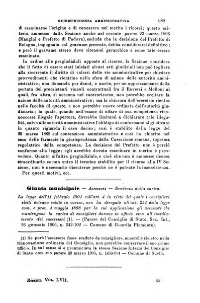 Rivista amministrativa del Regno giornale ufficiale delle amministrazioni centrali, e provinciali, dei comuni e degli istituti di beneficenza