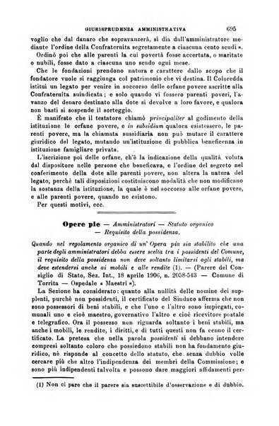 Rivista amministrativa del Regno giornale ufficiale delle amministrazioni centrali, e provinciali, dei comuni e degli istituti di beneficenza