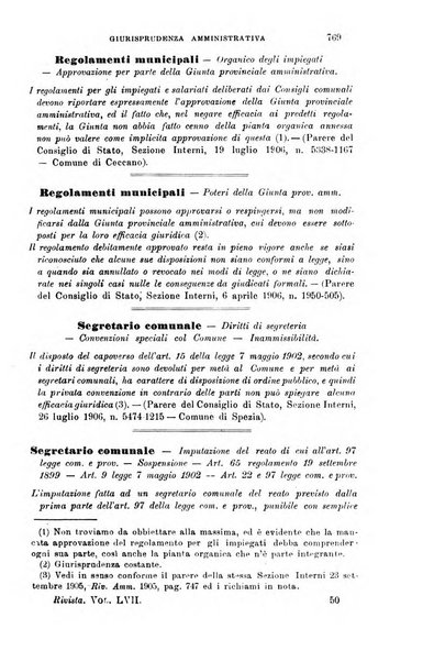 Rivista amministrativa del Regno giornale ufficiale delle amministrazioni centrali, e provinciali, dei comuni e degli istituti di beneficenza