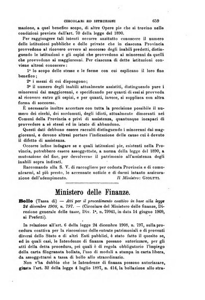 Rivista amministrativa del Regno giornale ufficiale delle amministrazioni centrali, e provinciali, dei comuni e degli istituti di beneficenza