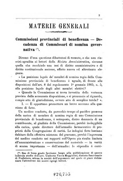 Rivista amministrativa del Regno giornale ufficiale delle amministrazioni centrali, e provinciali, dei comuni e degli istituti di beneficenza