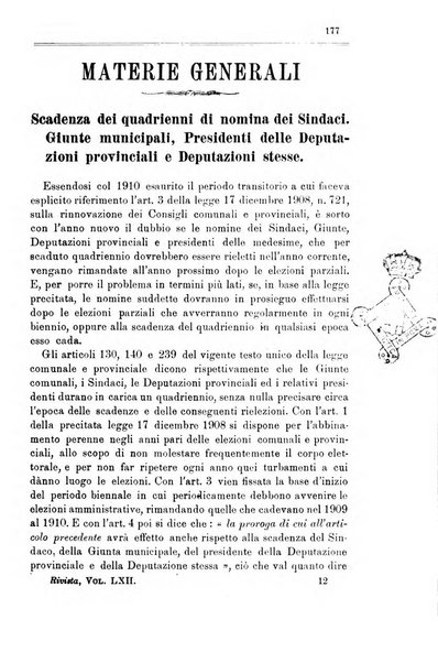 Rivista amministrativa del Regno giornale ufficiale delle amministrazioni centrali, e provinciali, dei comuni e degli istituti di beneficenza