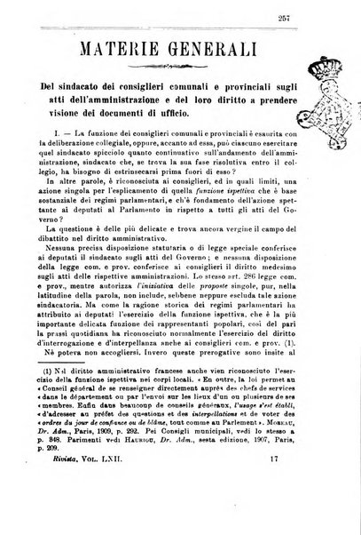 Rivista amministrativa del Regno giornale ufficiale delle amministrazioni centrali, e provinciali, dei comuni e degli istituti di beneficenza