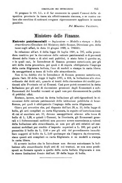 Rivista amministrativa del Regno giornale ufficiale delle amministrazioni centrali, e provinciali, dei comuni e degli istituti di beneficenza