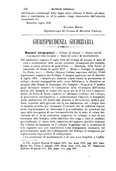 Rivista amministrativa del Regno giornale ufficiale delle amministrazioni centrali, e provinciali, dei comuni e degli istituti di beneficenza