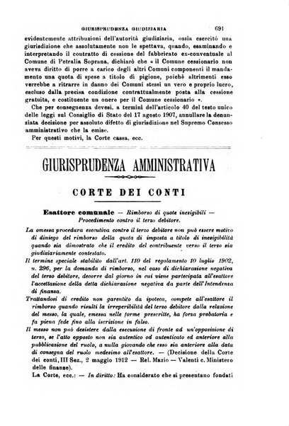 Rivista amministrativa del Regno giornale ufficiale delle amministrazioni centrali, e provinciali, dei comuni e degli istituti di beneficenza