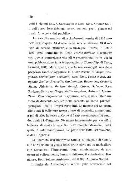 Rivista archeologica della provincia di Como