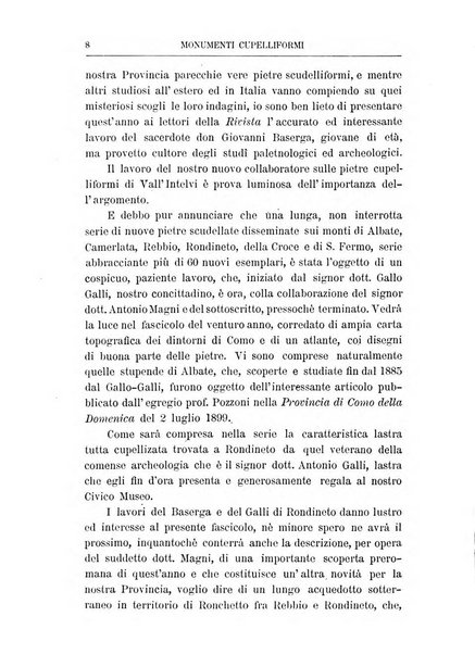 Rivista archeologica della provincia di Como