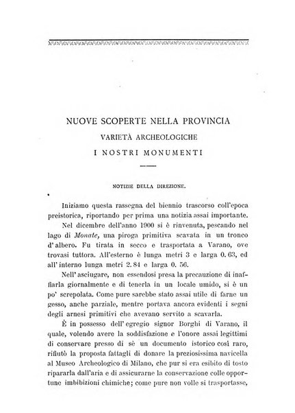 Rivista archeologica della provincia di Como