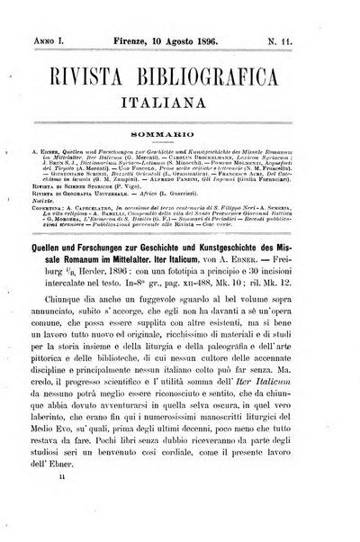 Rivista bibliografica italiana