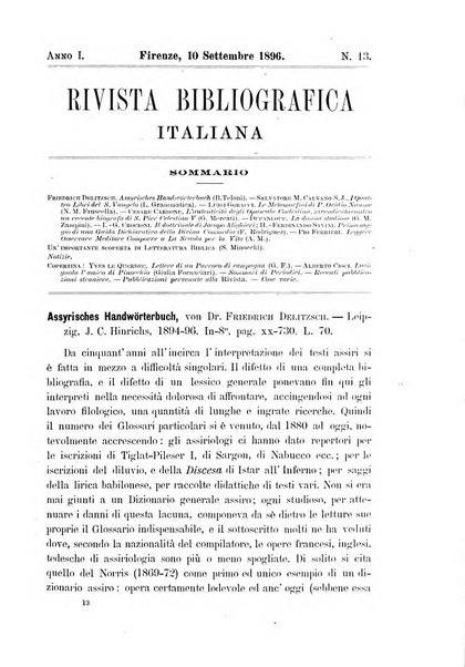 Rivista bibliografica italiana