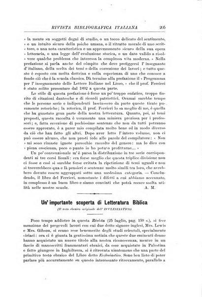 Rivista bibliografica italiana