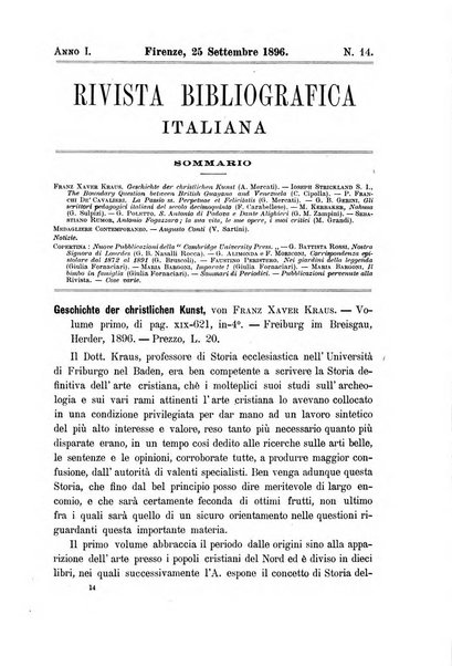 Rivista bibliografica italiana