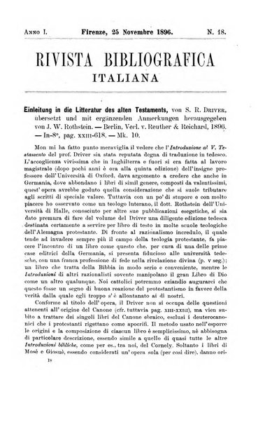 Rivista bibliografica italiana