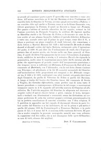 Rivista bibliografica italiana