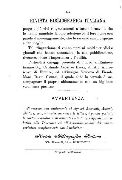 Rivista bibliografica italiana