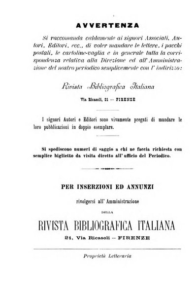 Rivista bibliografica italiana