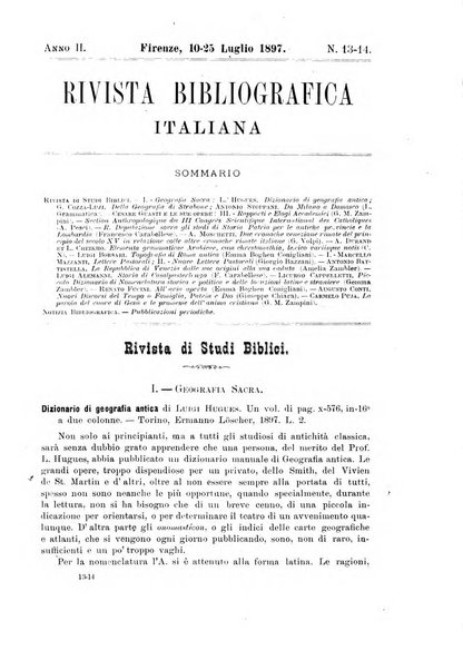 Rivista bibliografica italiana