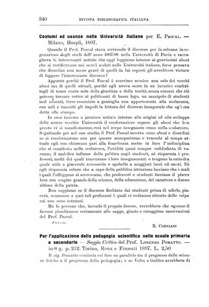 Rivista bibliografica italiana