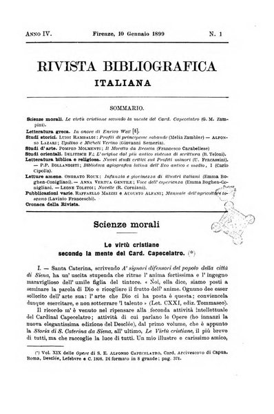 Rivista bibliografica italiana