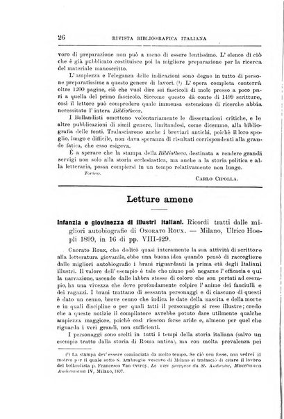 Rivista bibliografica italiana