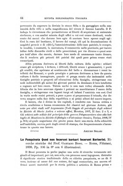 Rivista bibliografica italiana