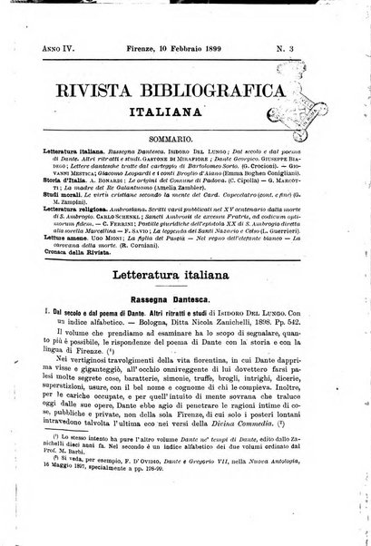 Rivista bibliografica italiana