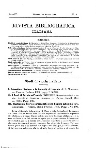 Rivista bibliografica italiana