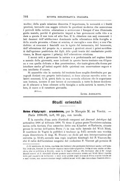 Rivista bibliografica italiana