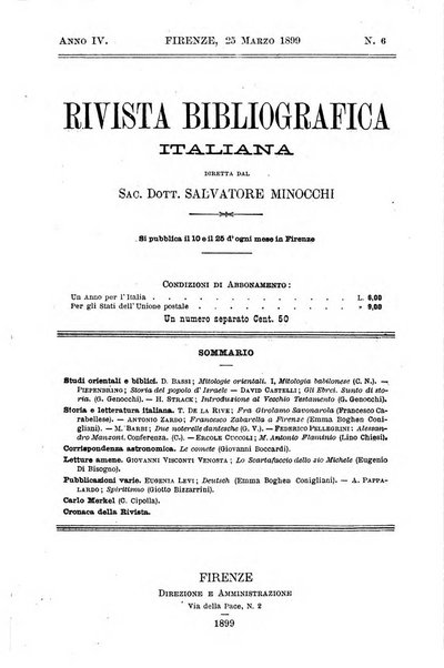 Rivista bibliografica italiana