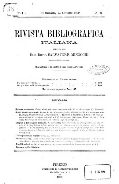 Rivista bibliografica italiana