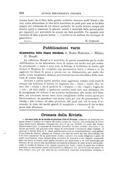 Rivista bibliografica italiana