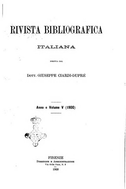 Rivista bibliografica italiana