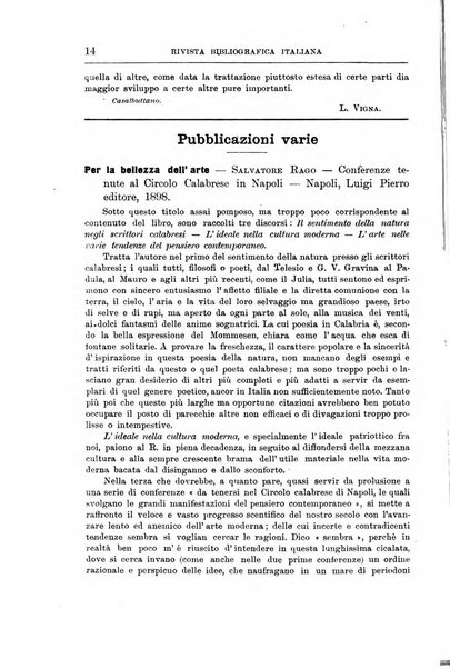 Rivista bibliografica italiana