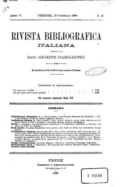 Rivista bibliografica italiana