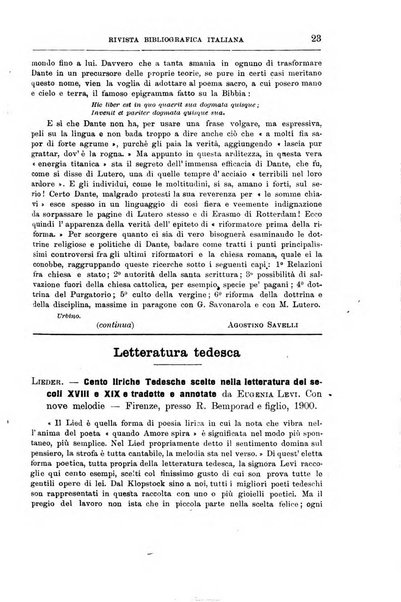 Rivista bibliografica italiana