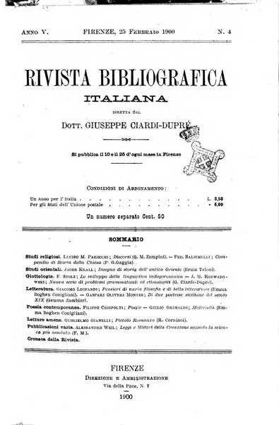 Rivista bibliografica italiana