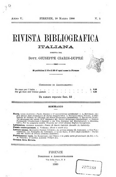 Rivista bibliografica italiana