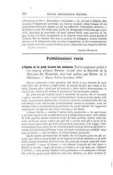 Rivista bibliografica italiana