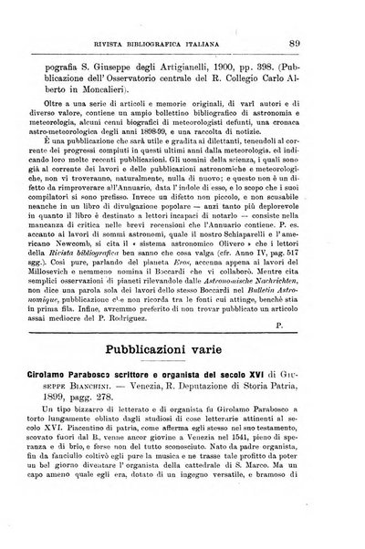 Rivista bibliografica italiana