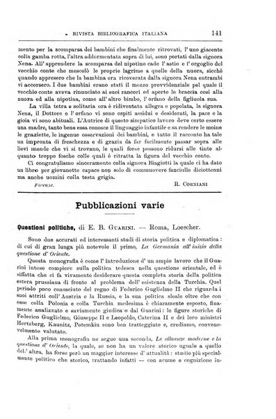 Rivista bibliografica italiana