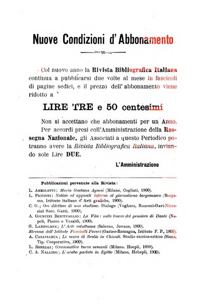 Rivista bibliografica italiana